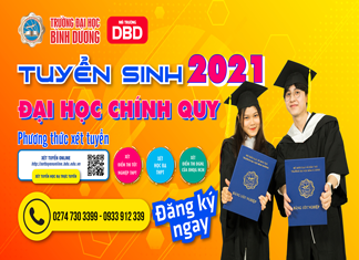 Trường Đại học Bình Dương tuyển sinh Đại học chính quy năm 2021