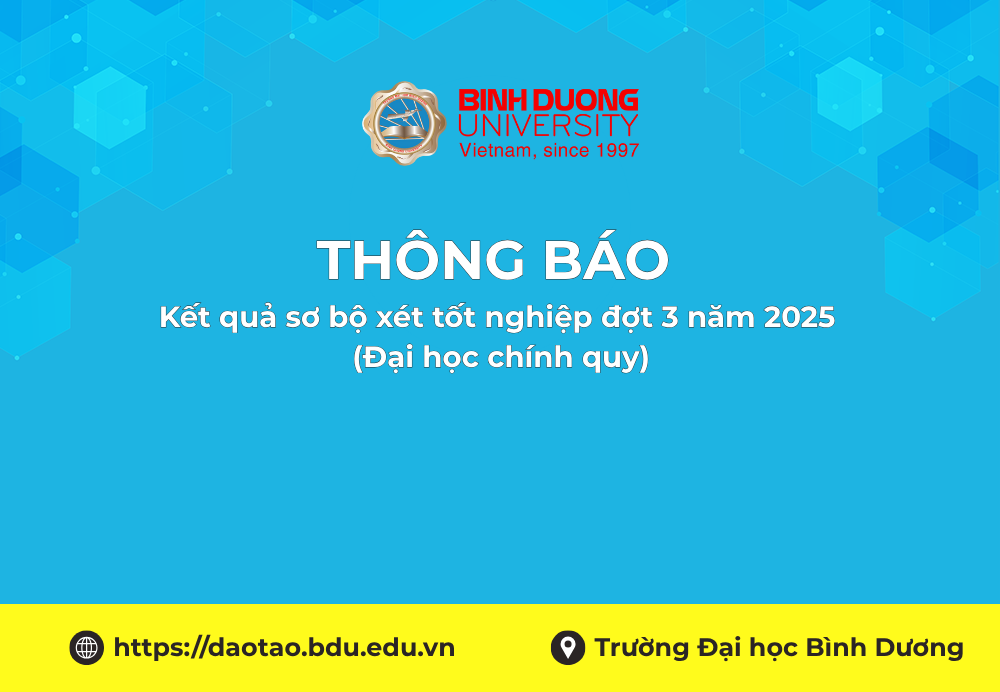 Kết quả sơ bộ xét tốt nghiệp đợt 3 năm 2025 Đại học chính quy
