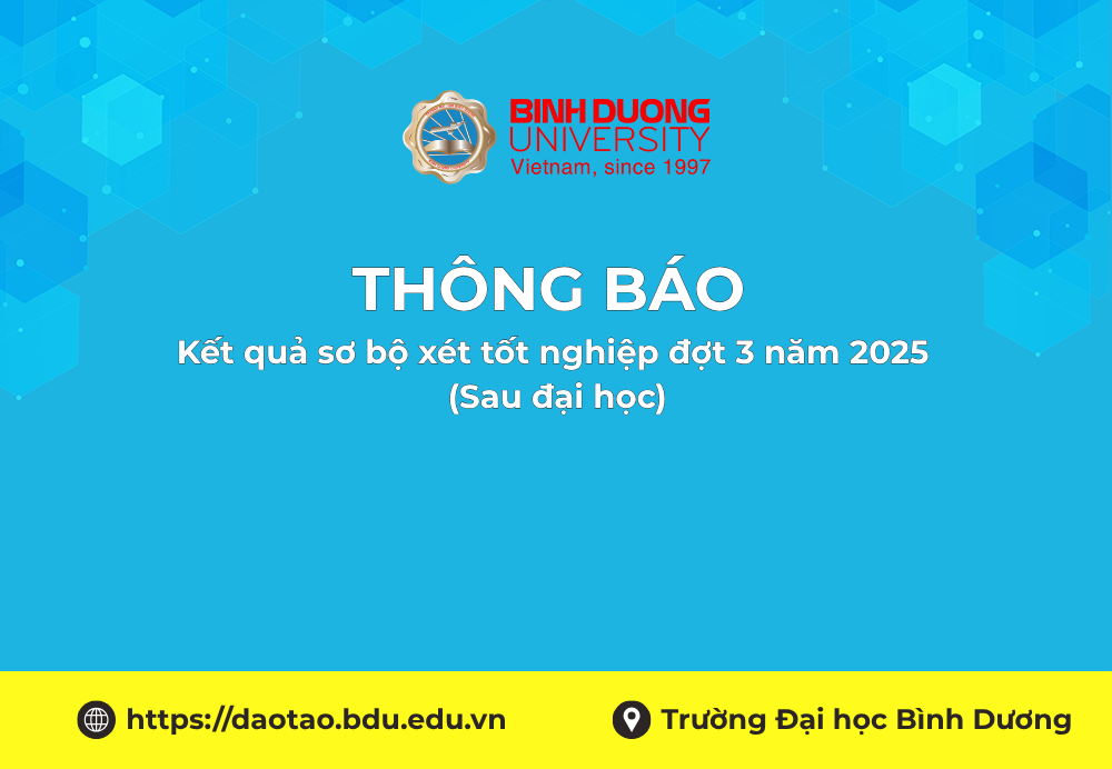 Kết quả sơ bộ xét tốt nghiệp đợt 3 năm 2025 Sau đại học