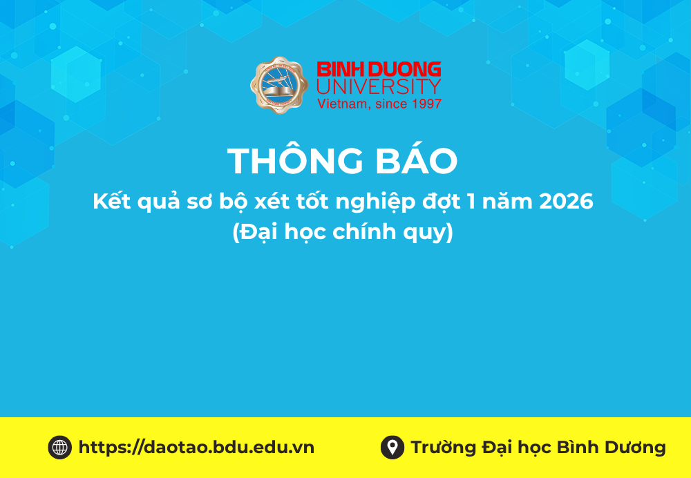 TB Kết quả sơ bộ xét tốt nghiệp đợt 1 năm 2026    Đại học chính quy