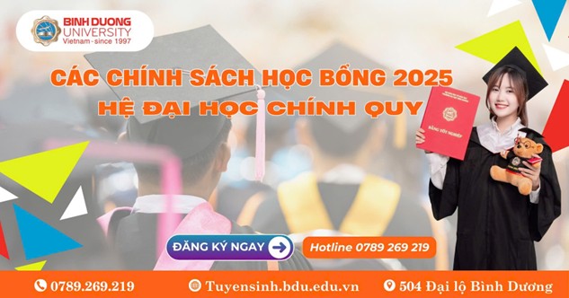 Chính sách học bổng đối với sinh viên hệ chính quy khóa 28 trúng tuyển năm 2025 bdu